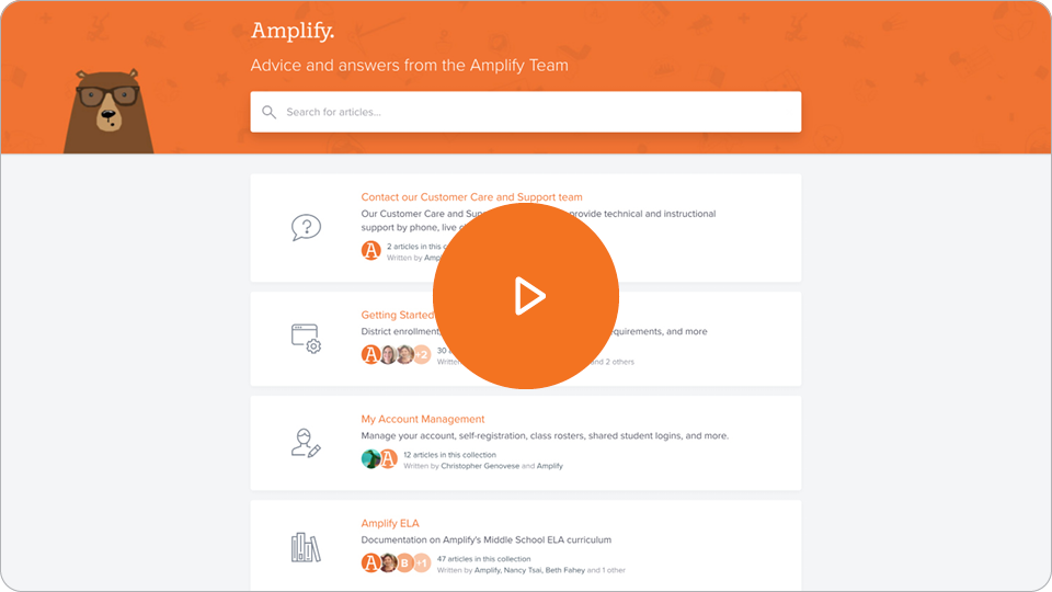 How to get help with Amplify