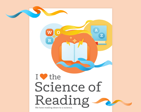 I love the Science of reading poster