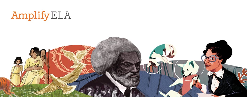 An illustration from Amplify ELA