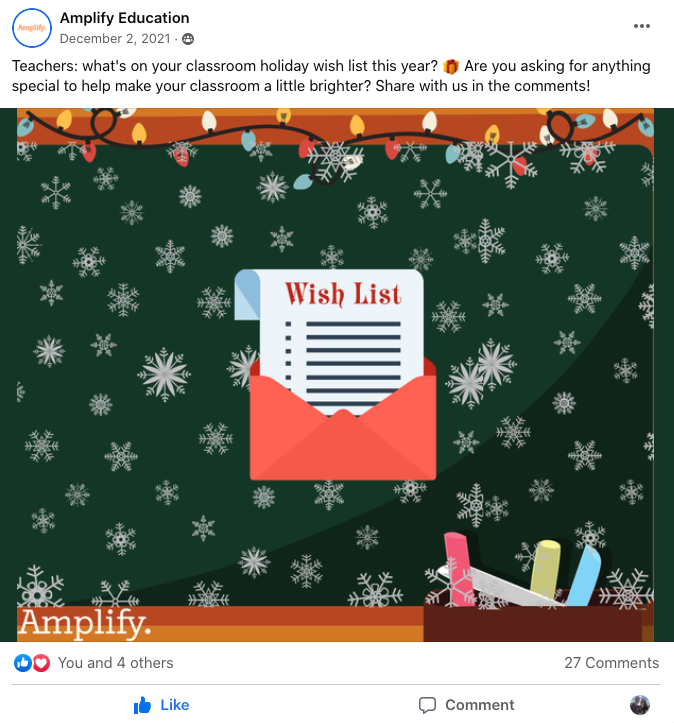 Amplify Reading and mCLASS Facebook community