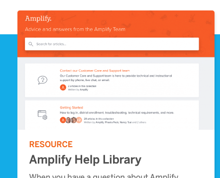Amplify Help Library