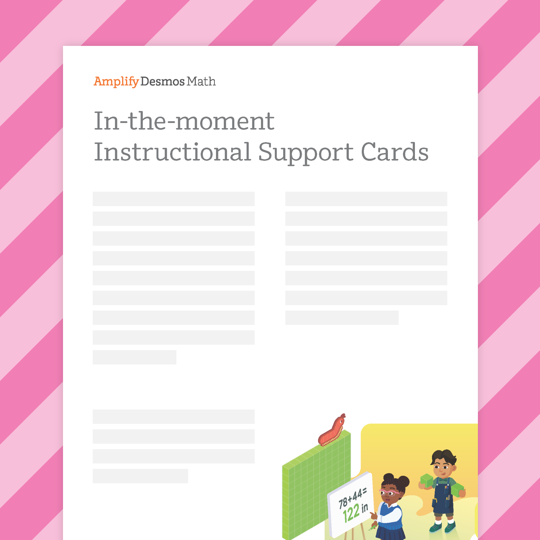 Instructional support