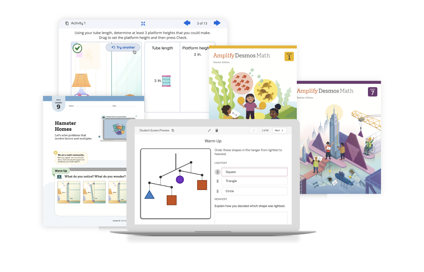 Amplify Desmos Math Digital Sample Materials