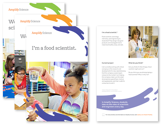 Amplify Science scientist profile cards